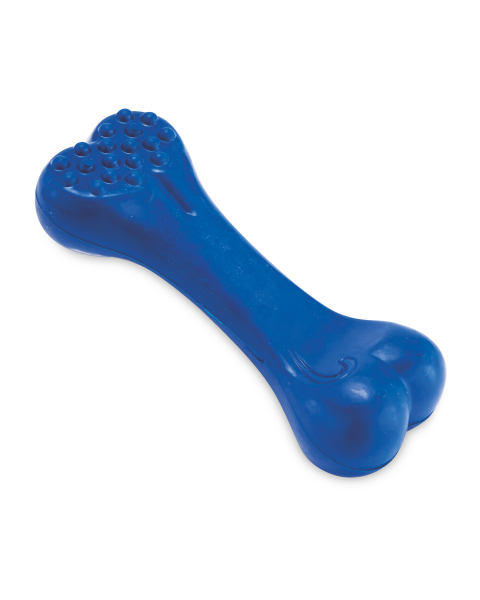 Blue Treat Bone Dog Toy