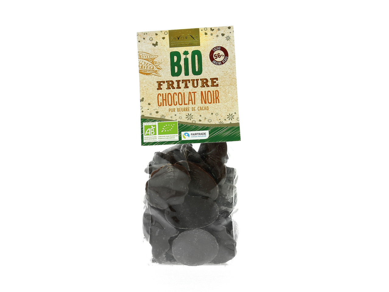 Friture chocolat noir Bio1