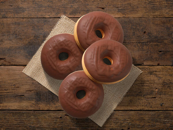 Donut Choco 4er​