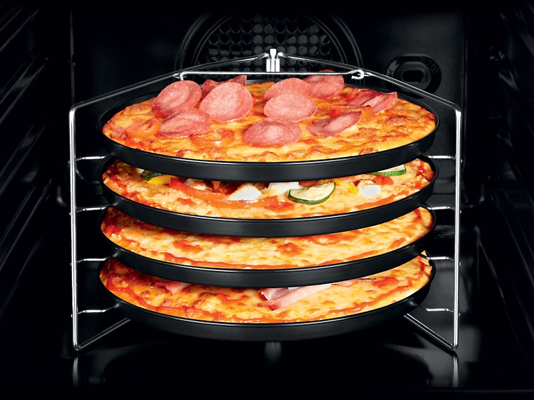 Set teglie per pizza con supporto