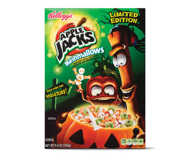 Kellogg's Froot Loops or Apple Jacks With Spooky Marshmallows