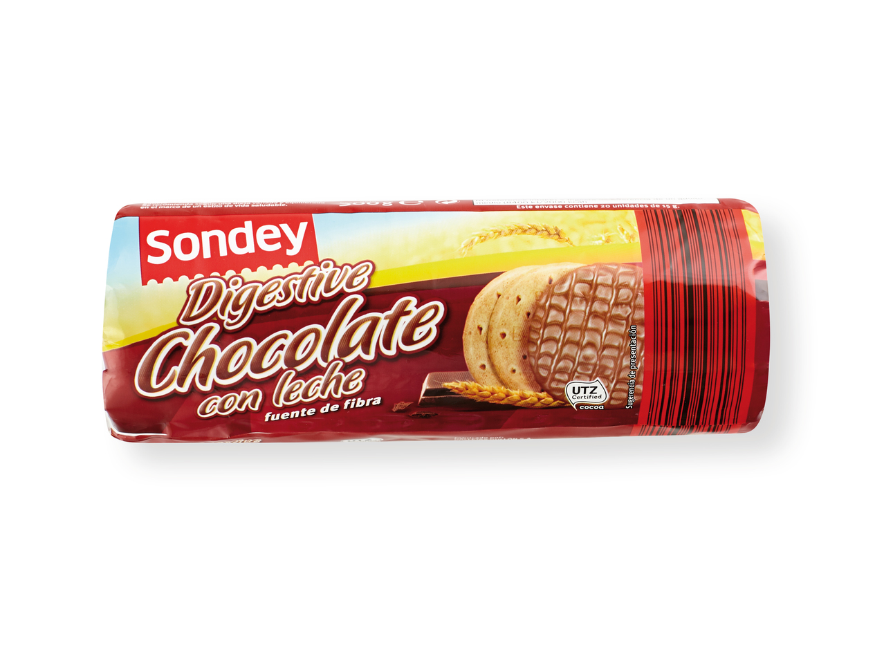 'Sondey(R)' Digestive de chocolate