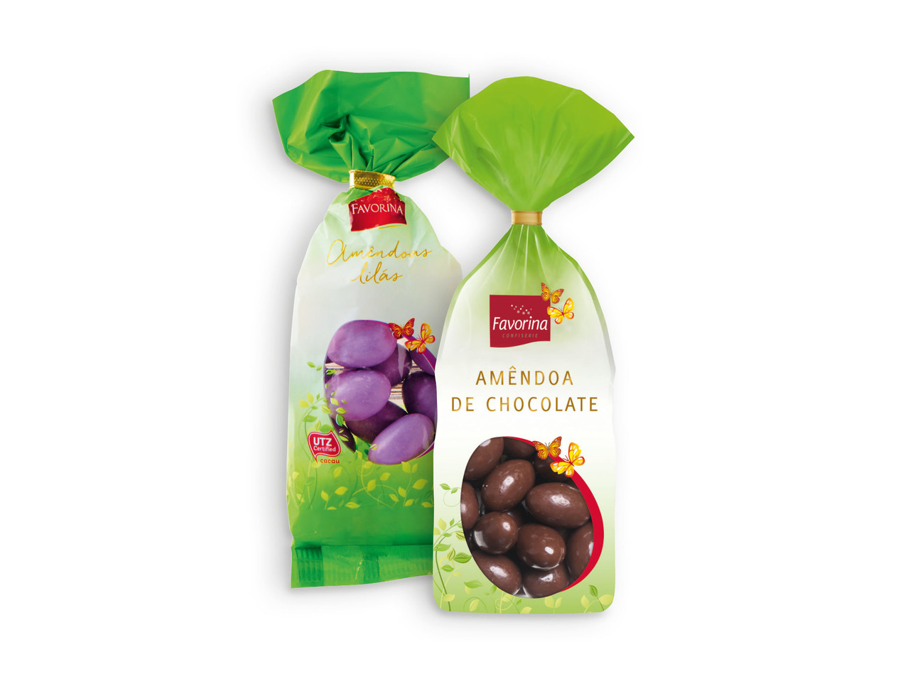 FAVORINA(R) Amêndoa Coberta com Chocolate / Chocolate Lilás