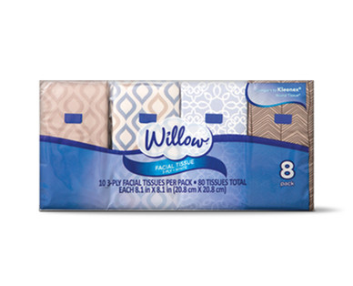 Willow Multipack Pocket Tissue 8-Pack