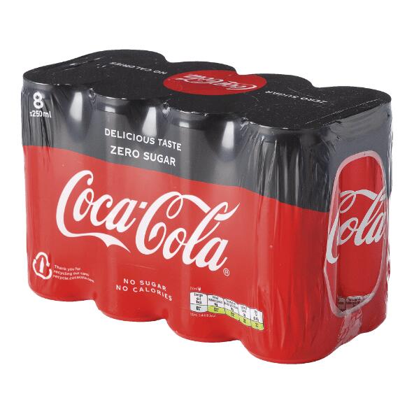 Coca-Cola zero, pack de 8
