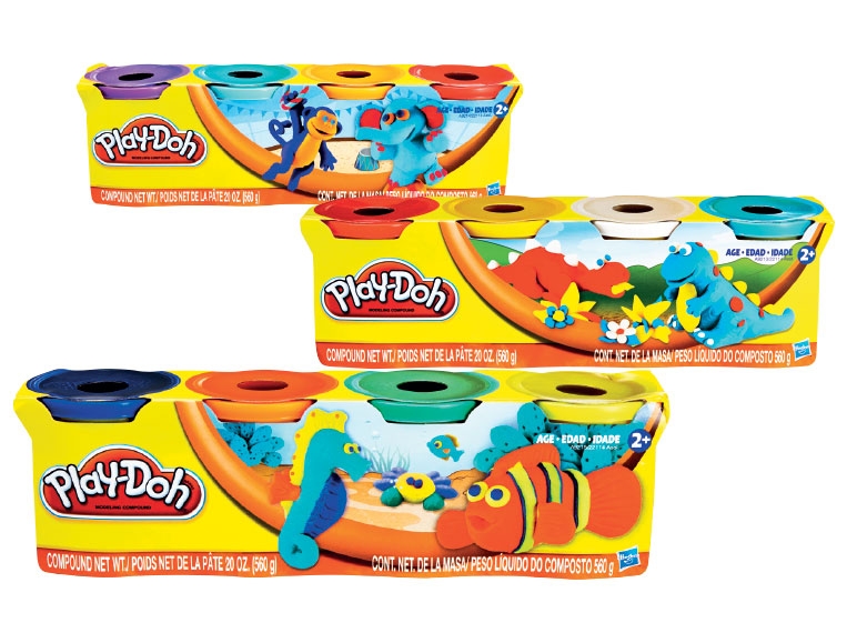 PLAY-DOH Pack of 4 Tubs