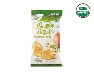 Simply Nature Organic Sweet Potato or Pumpkin Seed Tortilla Chips
