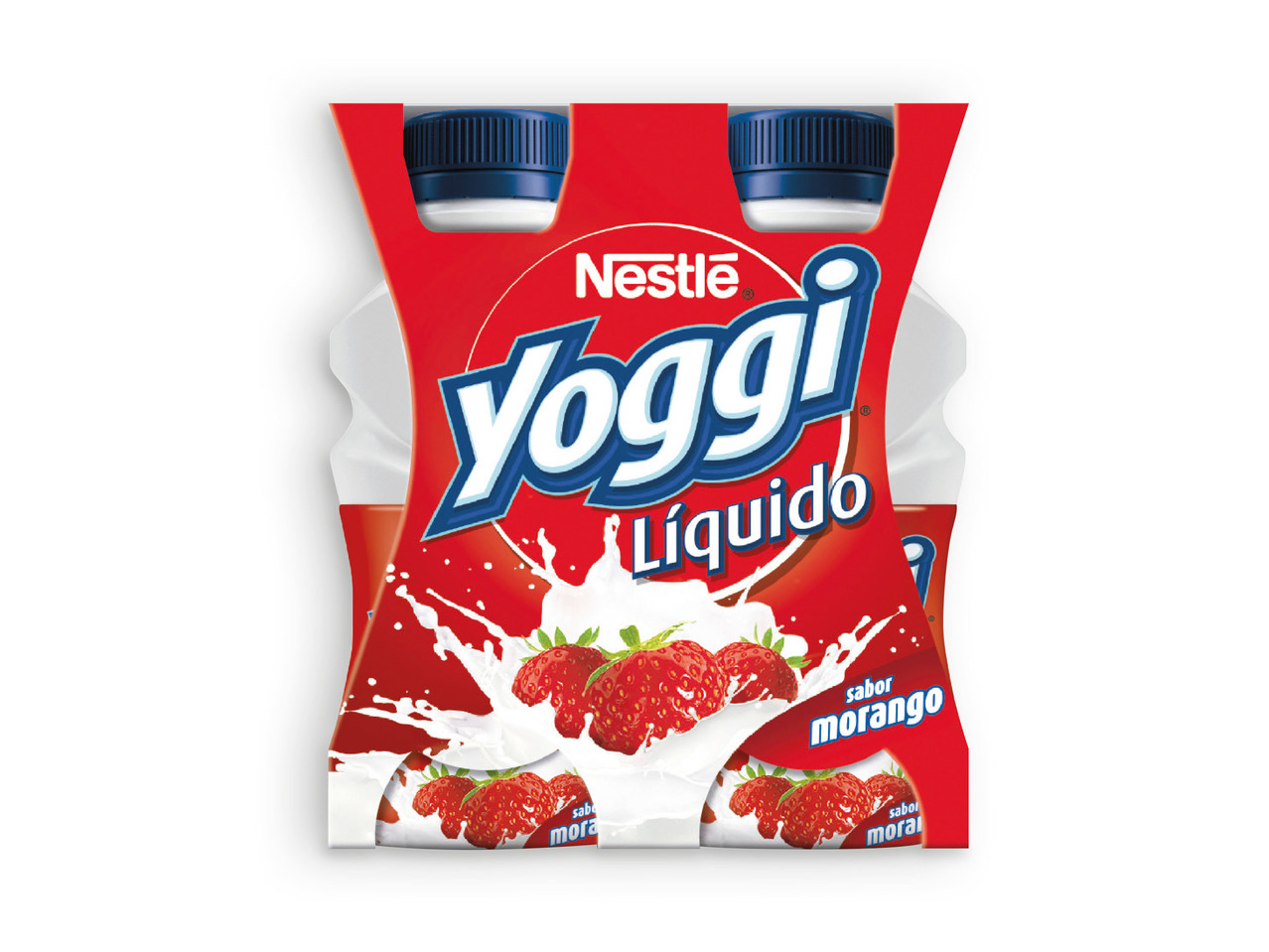 YOGGI(R) Iogurte Líquido de Morango