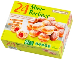 24 mini-beignets fourrés