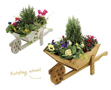 Wooden Wheelbarrow Planters†