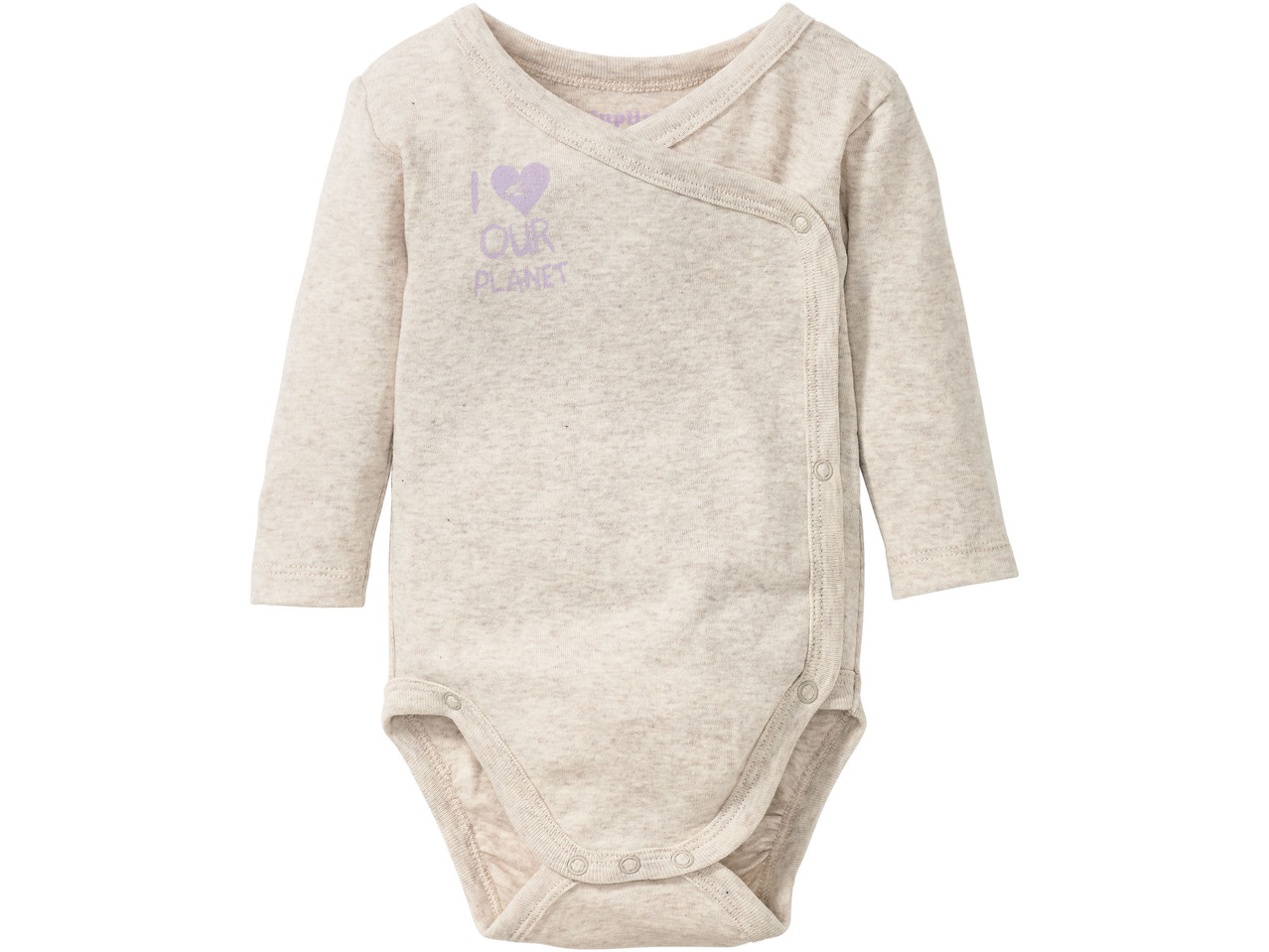 Baby Long-Sleeved Bodysuits, 2 pieces