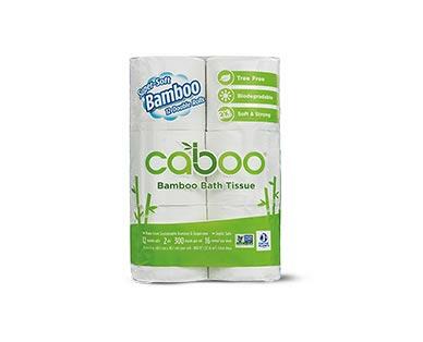 Caboo 12 Roll 300 Sheet Bath Tissue