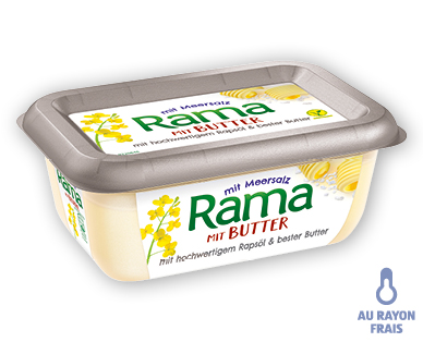 Rama avec beurre et sel de mer RAMA