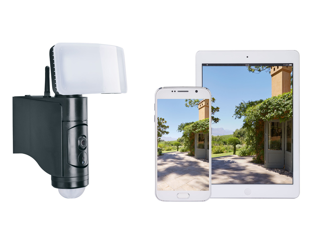 WiFi Outdoor Camera with LED Light