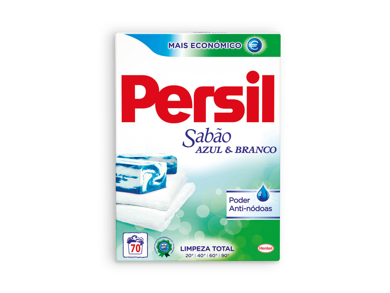 PERSIL(R) Detergente em Pó para Roupa Sabão Azul & Branco