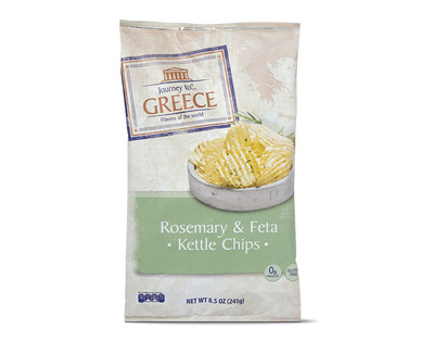 Journey To... Rosemary and Feta Krinkle Cut Kettle Chips