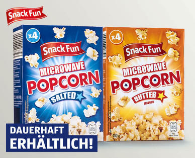 SNACK FUN Mikrowellen-Popcorn