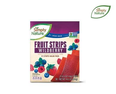 Simply Nature Mango or Wild Berry Fruit Strips