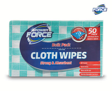 Cloth Wipes Bulk Pack 50pk