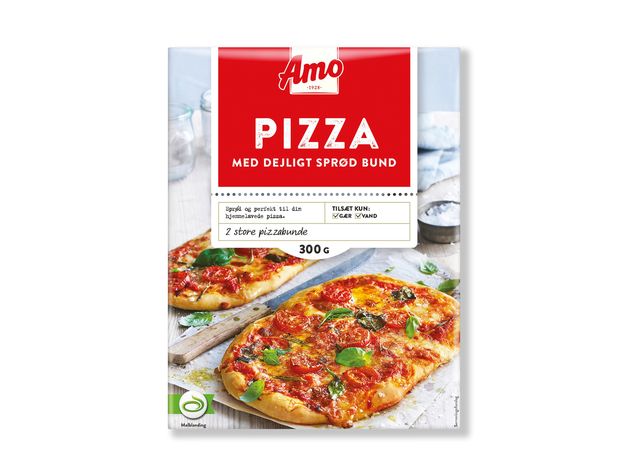 AMO Pizza-, vafler- eller grovtærtemix