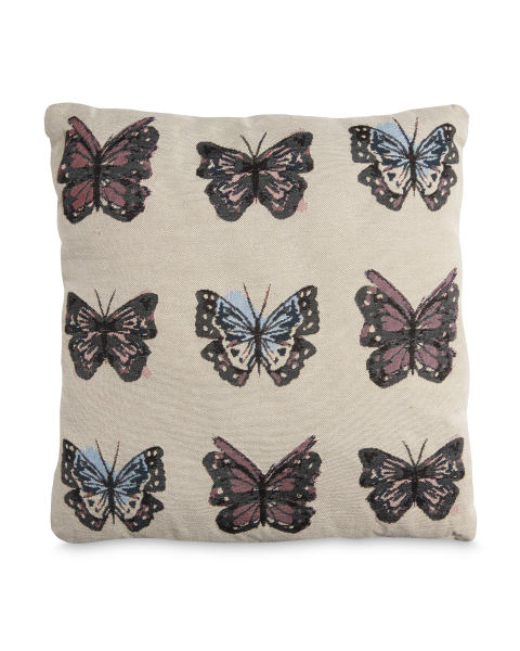 Butterflies Tapestry Vintage Cushion