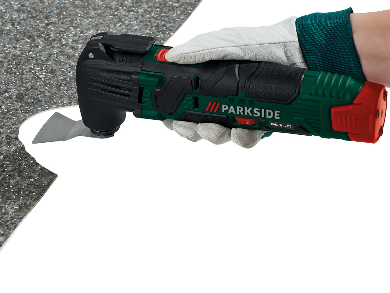 Parkside 12V Li-Ion Cordless Multi-Purpose Tool1
