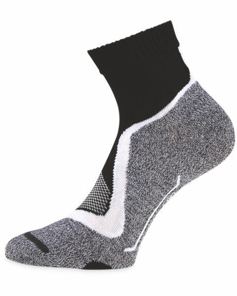 Black/White/Grey Cycling Ankle Socks