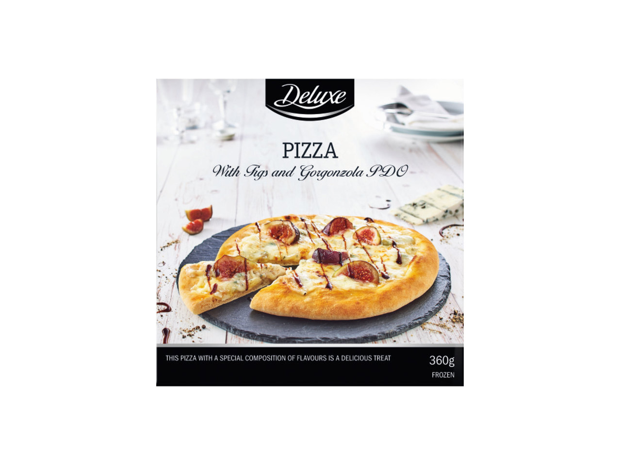 Pizza met vijgen en gorgonzola DOP