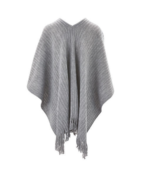 Avenue Grey Ladies' Knitted Wrap