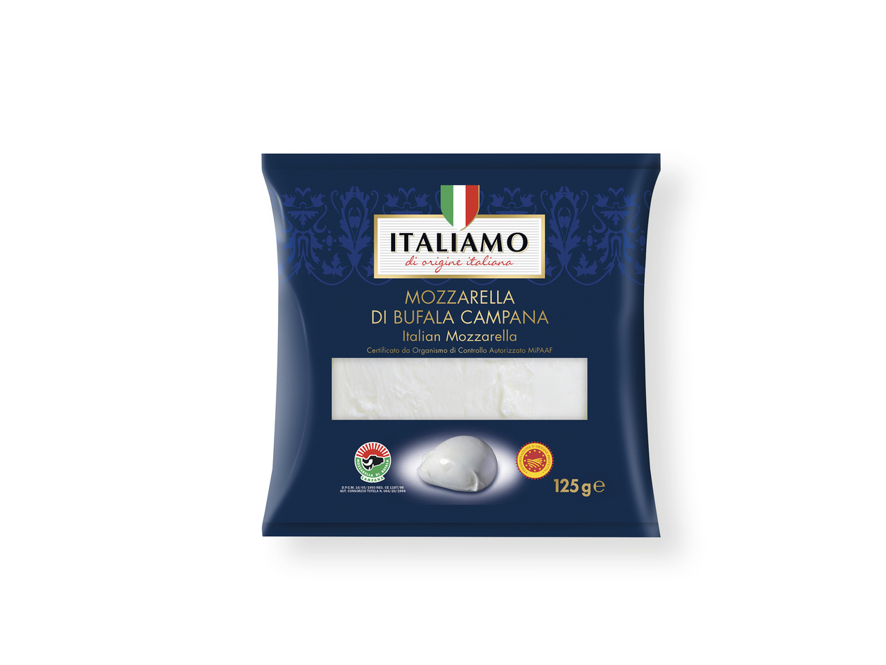 'Italiamo(R)' Mozzarella de búfala D.O.P.