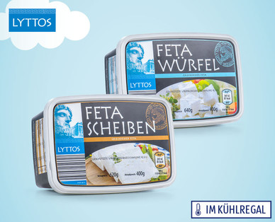 LYTTOS Feta in Scheiben/Würfel