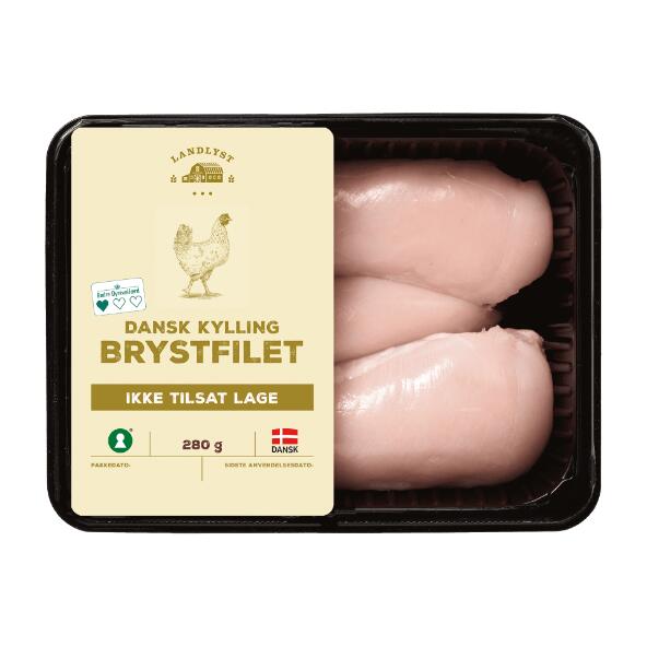 LANDLYST 	 				Brystfilet af dansk kylling