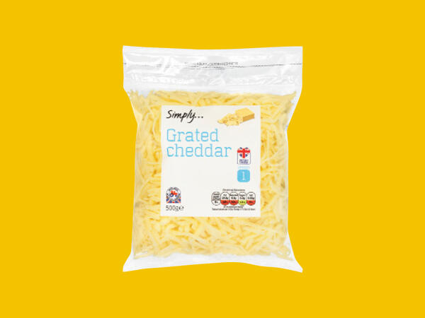 Simply Grated Cheddar