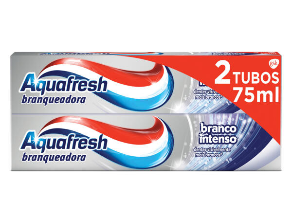 Aquafresh(R) Pasta Dentífrica Pack Duplo