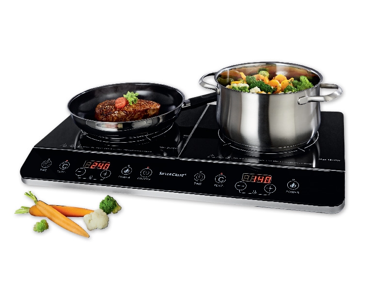 Silvercrest Kitchen Tools(R) 2,800W Double Induction Hob
