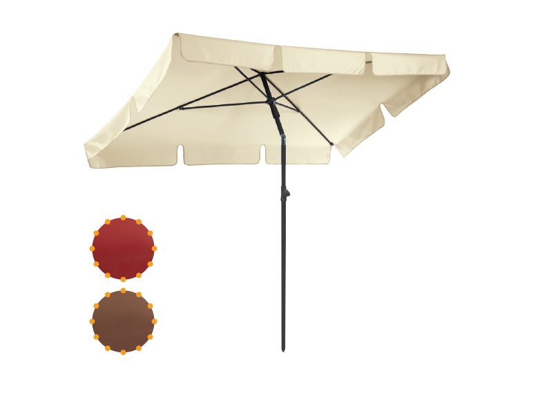Rechthoekige parasol