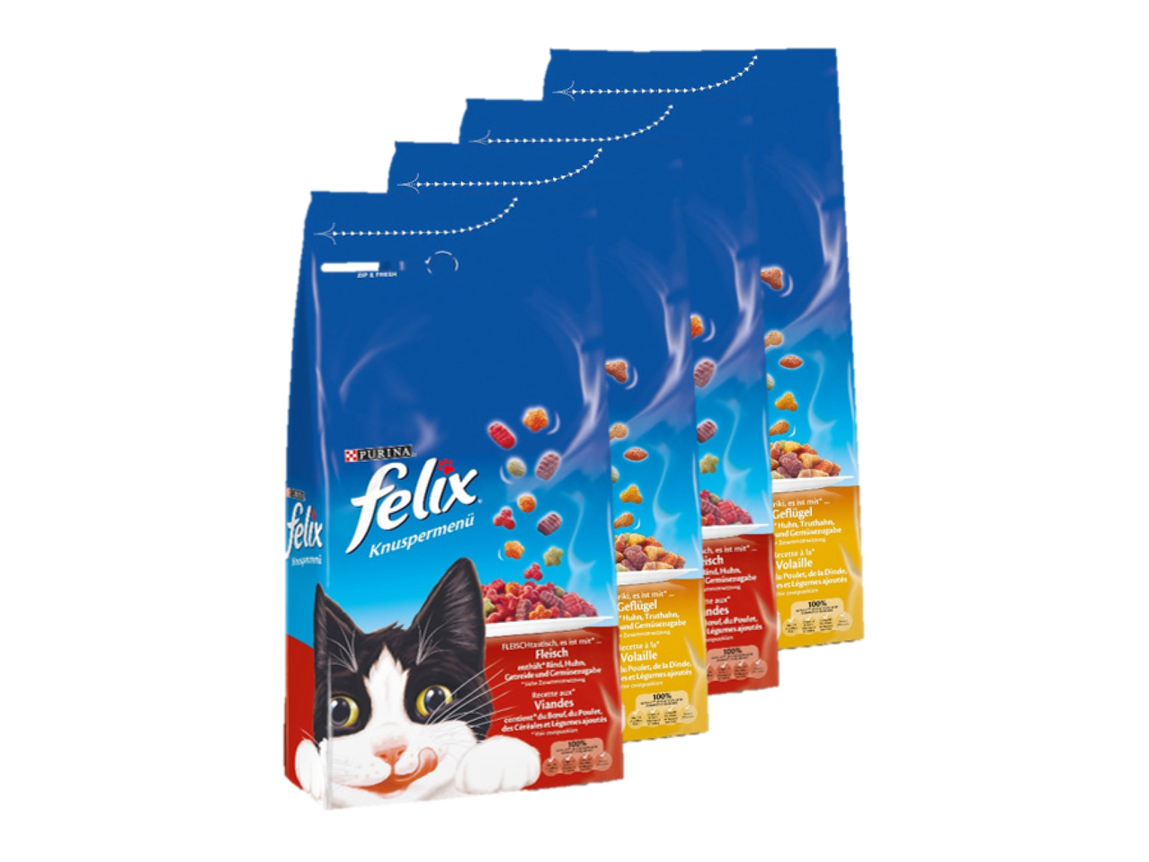 Aliments secs pour chats Felix