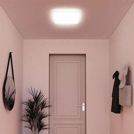 Smartes tint LED-Panel Aris, white + color, 45 x 45cm1