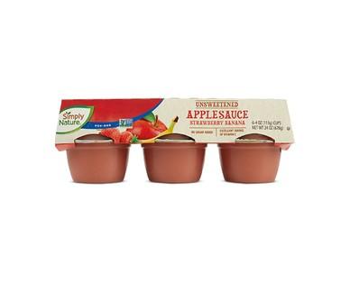 Simply Nature Unsweetened Applesauce Cups