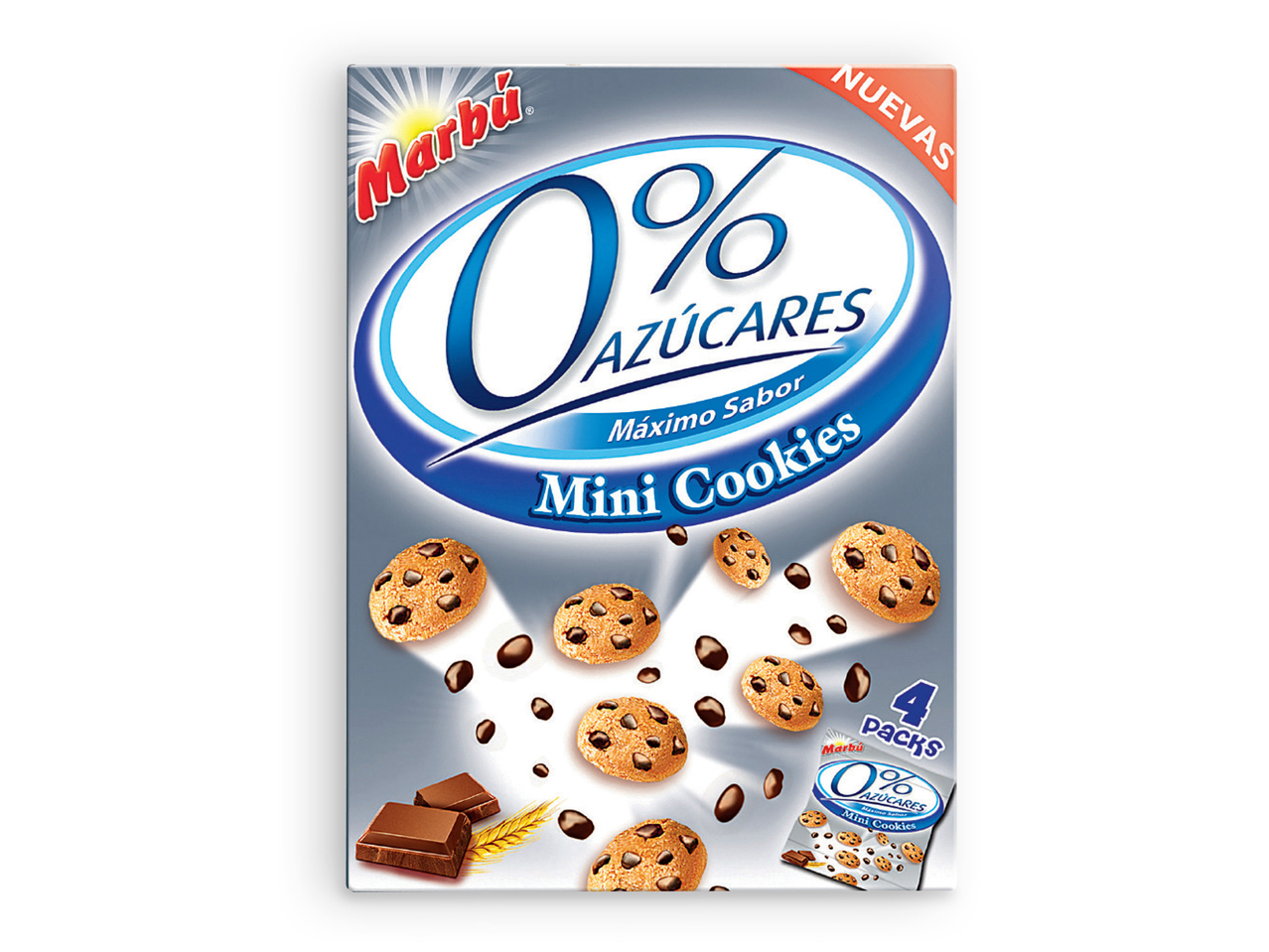 MARBÚ(R) Mini Cookies 0% Açúcares
