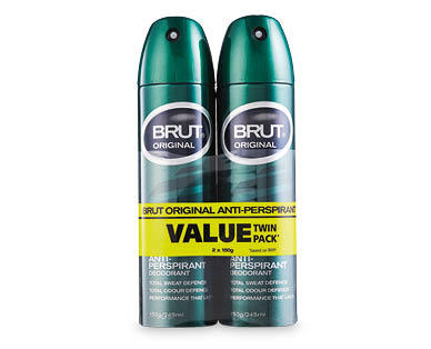 Brut Body Spray or Anti-Perspirant Deodorant 2 x 150g