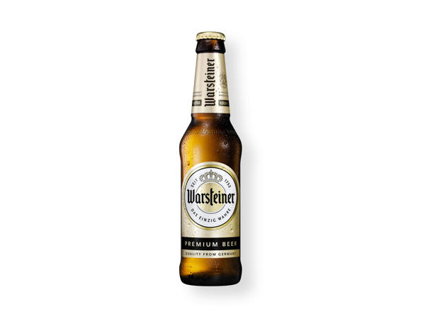 'Warsteiner(R)' Cerveza rubia alemana