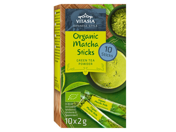 Vitasia(R) Chá Matcha Bio em Sticks