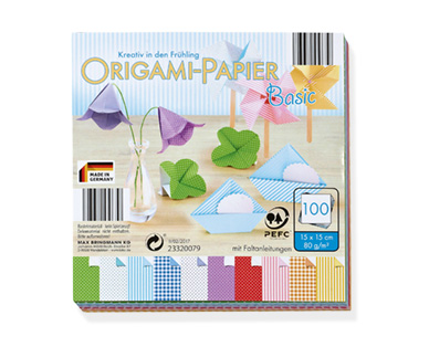 Dekorations- und Origamipapier