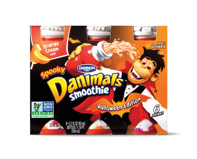 Dannon Spooky Danimals Orange Cream Smoothies