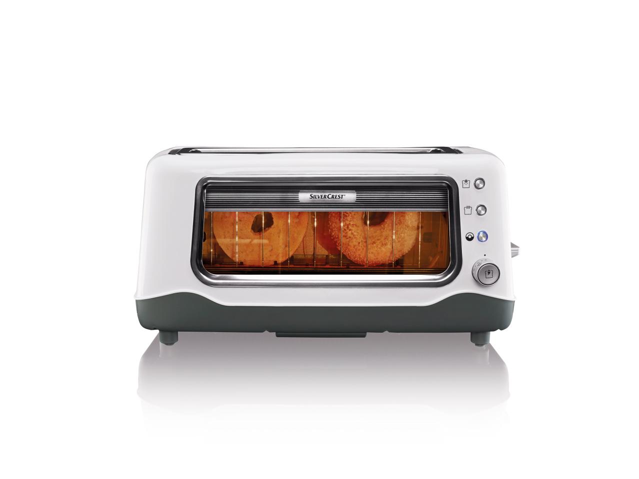 Silvercrest Kitchen Tools Glass Fronted Toaster1