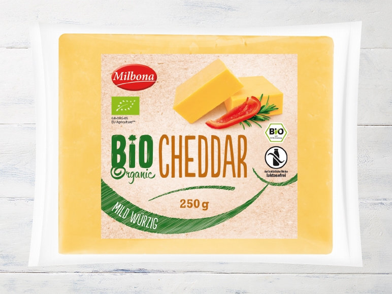 Brânză Cheddar bio
