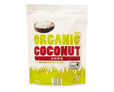 Just Organic Coconut Chips 200g