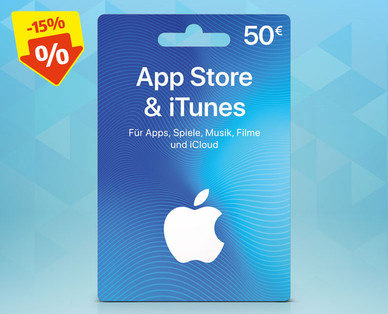 Geschenkkarten für App Store & iTunes