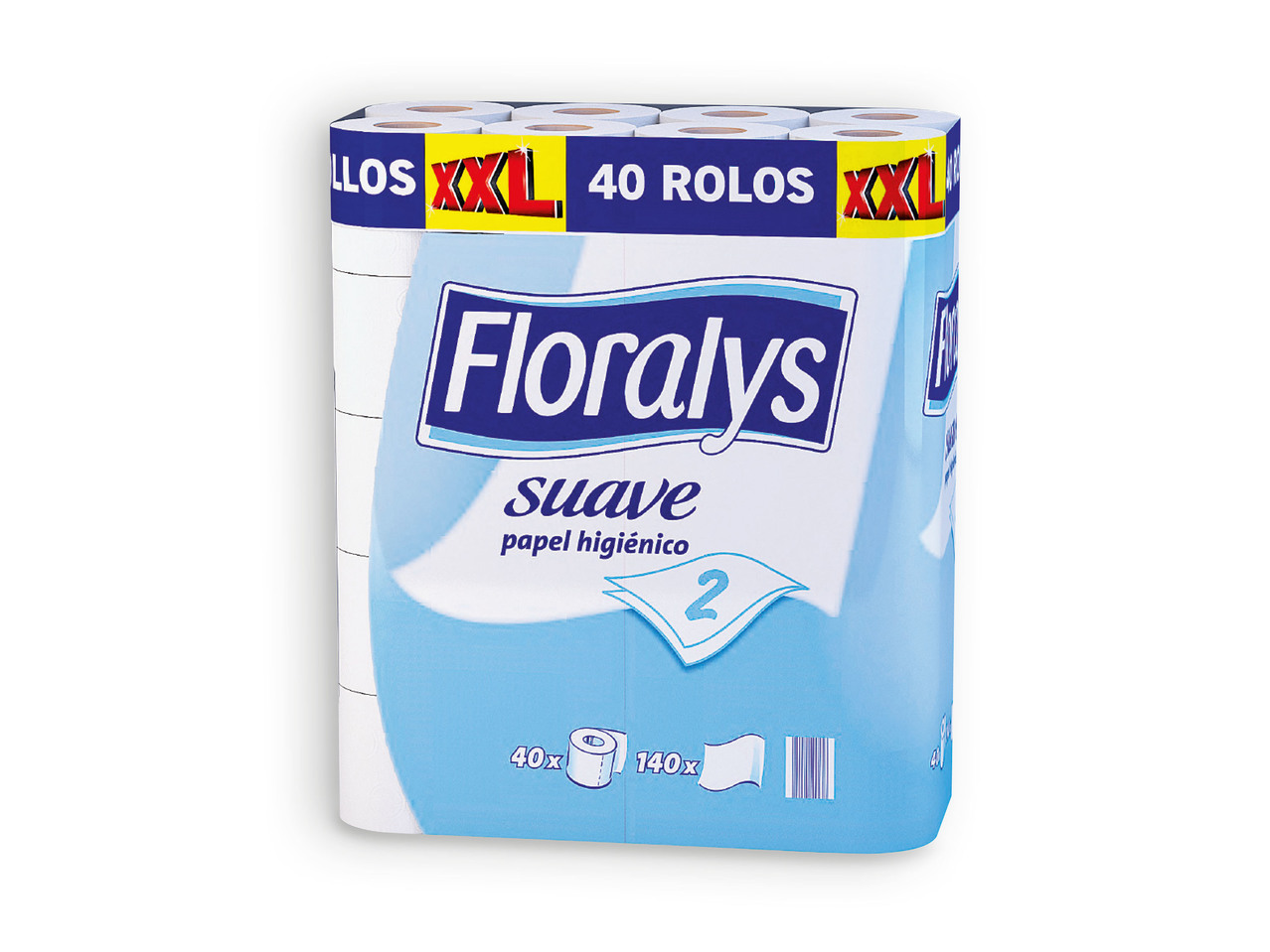 FLORALYS(R) Papel Higiénico 2 folhas